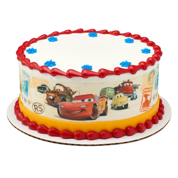 McQueen Theme Edible Picture Cake – Sacha's Cakes