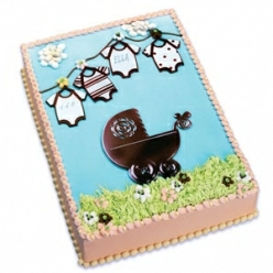 Baby Buggy Newborn Cake Baby Buggy Newborn Cake