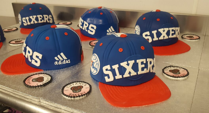 76ers draft day cake